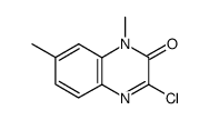 3-chloro-1,7-dimethyl-1H-quinoxalin-2-one Structure