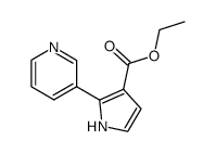 2-[3]pyridyl-pyrrole-3-carboxylic acid ethyl ester结构式