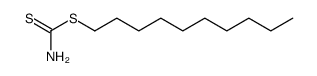 dithiocarbamic acid decyl ester结构式