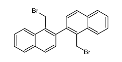 1,1'-bis-bromomethyl-[2,2']binaphthyl结构式