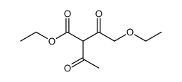 2-acetyl-4-ethoxy-3-oxo-butyric acid ethyl ester结构式