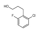 3-(2-CHLORO-6-FLUORO-PHENYL)-PROPAN-1-OL Structure