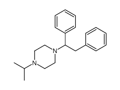 1-(1,2-diphenylethyl)-4-propan-2-ylpiperazine Structure