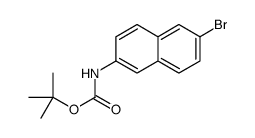 tert-butyl 6-bromonaphthalen-2-ylcarbamate Structure
