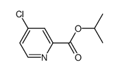 isopropyl 4-chloropicolinate Structure