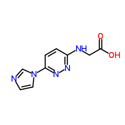 (6-IMIDAZOL-1-YL-PYRIDAZIN-3-YLAMINO)-ACETIC ACID结构式