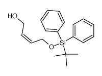 (Z)-4-((tert-butyl)diphenylsilanyloxy)but-2-en-1-ol结构式