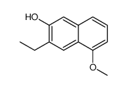 3-ethyl-5-methoxynaphthalen-2-ol Structure