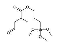 3-trimethoxysilylpropyl 2-methyl-4-oxobutanoate结构式