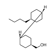 [1,1'-Bicyclohexyl]-4-methanol, 4'-butyl-, (trans,trans)结构式