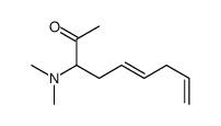3-(dimethylamino)nona-5,8-dien-2-one结构式