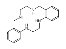 3,4:9,10-dibenzo-1,5,8,12-tetraazacyclotetradecane结构式