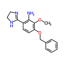 3-(Benzyloxy)-6-(4,5-dihydro-1H-imidazol-2-yl)-2-methoxyaniline Structure