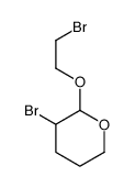 3-bromo-2-(2-bromoethoxy)oxane结构式