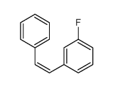 1-fluoro-3-(2-phenylethenyl)benzene结构式