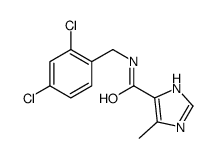 N-[(2,4-dichlorophenyl)methyl]-5-methyl-1H-imidazole-4-carboxamide Structure