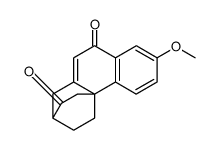 2H-2,4a-Ethanophenanthrene-3,9(1H,4H)-dione, 7-methoxy结构式