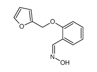 N-[[2-(furan-2-ylmethoxy)phenyl]methylidene]hydroxylamine Structure