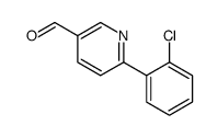 6-(2-氯苯基)-3-吡啶甲醛结构式