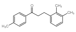 3-(2,3-DIMETHYLPHENYL)-4'-METHYLPROPIOPHENONE structure