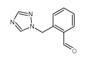 2-(1,2,4-triazol-1-ylmethyl)benzaldehyde Structure