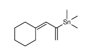 Stannane, [1-(cyclohexylidenemethyl)ethenyl]trimethyl Structure