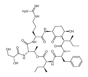 micropeptin MZ845 Structure