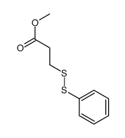 methyl 3-(phenyldisulfanyl)propanoate结构式