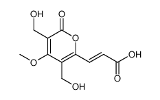 (E)-3-[3,5-Bis(hydroxymethyl)-4-methoxy-2-oxo-2H-pyran-6-yl]propenoic acid picture