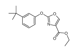 ethyl 2-(3-tert-butylphenoxy)-1,3-oxazole-4-carboxylate Structure