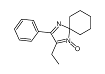 3-ethyl-4-oxido-2-phenyl-1-aza-4-azoniaspiro[4.5]deca-1,3-diene Structure