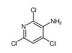 2,4,6-trichloropyridin-3-amine Structure
