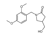 1-(2,4-二甲氧基苄基)-4-(羟甲基)吡咯烷-2-酮图片