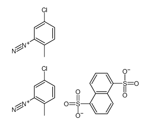 5-chloro-2-methylbenzenediazonium naphthalene-1,5-disulphonate (2:1)结构式