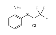 Benzenamine, 2-[(1-chloro-2,2,2-trifluoroethyl)thio] Structure