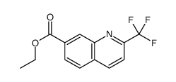 ethyl 2-(trifluoromethyl)quinoline-7-carboxylate Structure
