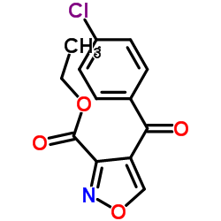 Ethyl 4-(4-chlorobenzoyl)-1,2-oxazole-3-carboxylate Structure