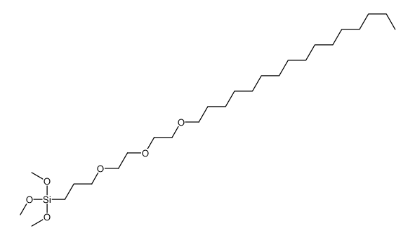 3-[2-(2-hexadecoxyethoxy)ethoxy]propyl-trimethoxysilane Structure