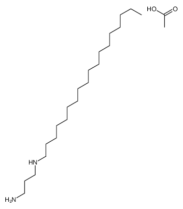 acetic acid,N'-octadecylpropane-1,3-diamine Structure