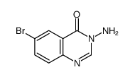3-AMINO-6-BROMOQUINAZOLIN-4(3H)-ONE Structure