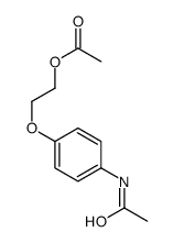 2-(4-acetamidophenoxy)ethyl acetate Structure