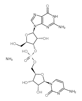 [5-(2-amino-6-oxo-3H-purin-9-yl)-4-hydroxy-2-(hydroxymethyl)oxolan-3-yl] [5-(4-amino-2-oxopyrimidin-1-yl)-3,4-dihydroxyoxolan-2-yl]methyl hydrogen phosphate,azane Structure