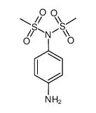 N-(4-amino-phenyl)-dimethanesulfonamide结构式