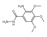 3,4,5-trimethoxyanthranilic hydrazide Structure