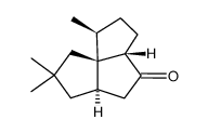 (1S)-1,7,7-trimethyl-octahydro-cyclopenta[c]pentalen-4-one Structure