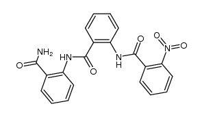 N-[N-(2-nitro-benzoyl)-anthraniloyl]-anthranilic acid amide结构式