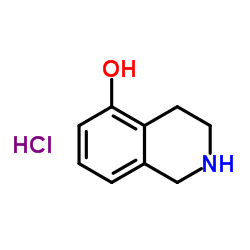 5-羟基-1,2,3,4-四氢异喹啉盐酸盐结构式