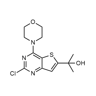 2-(2-Chloro-4-morpholinothieno[3,2-d]pyrimidin-6-yl)propan-2-ol structure