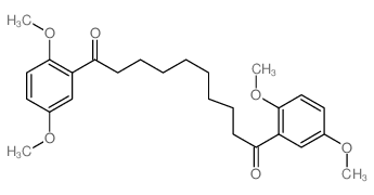 1,10-Decanedione,1,10-bis(2,5-dimethoxyphenyl)- structure