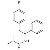 1-[2-(4-fluorophenyl)-1-phenylethyl]-2-propan-2-ylhydrazine Structure